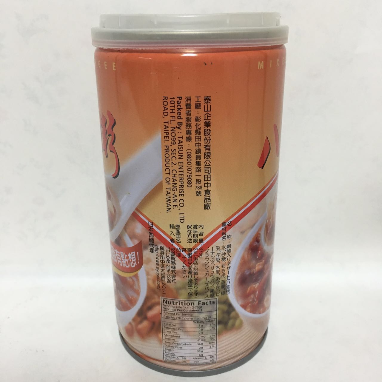 泰山八宝粥375g*24罐台湾産– 华华商店01