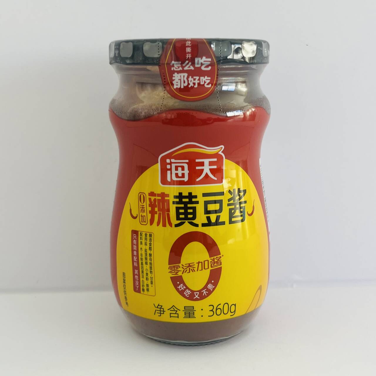 海天辣黄豆醤 360g 零添加