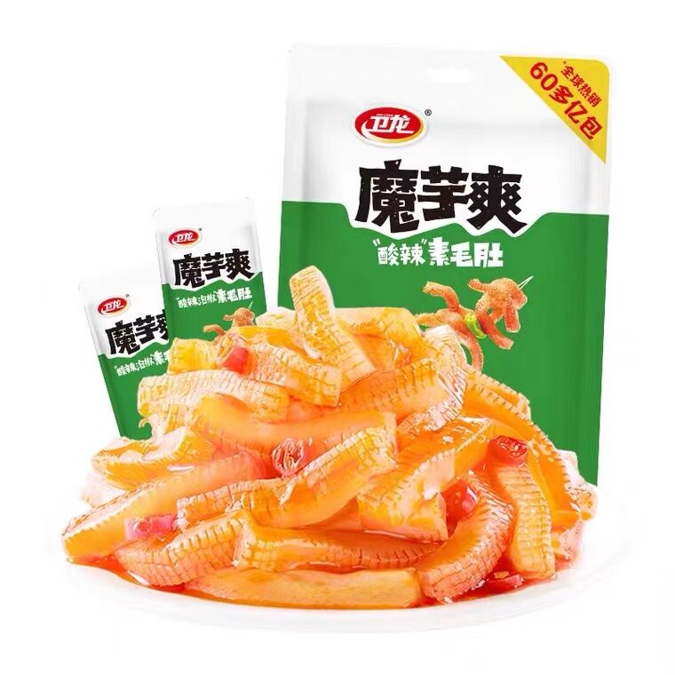 衛龍魔芋爽素毛肚 50g酸辣 内含6小袋