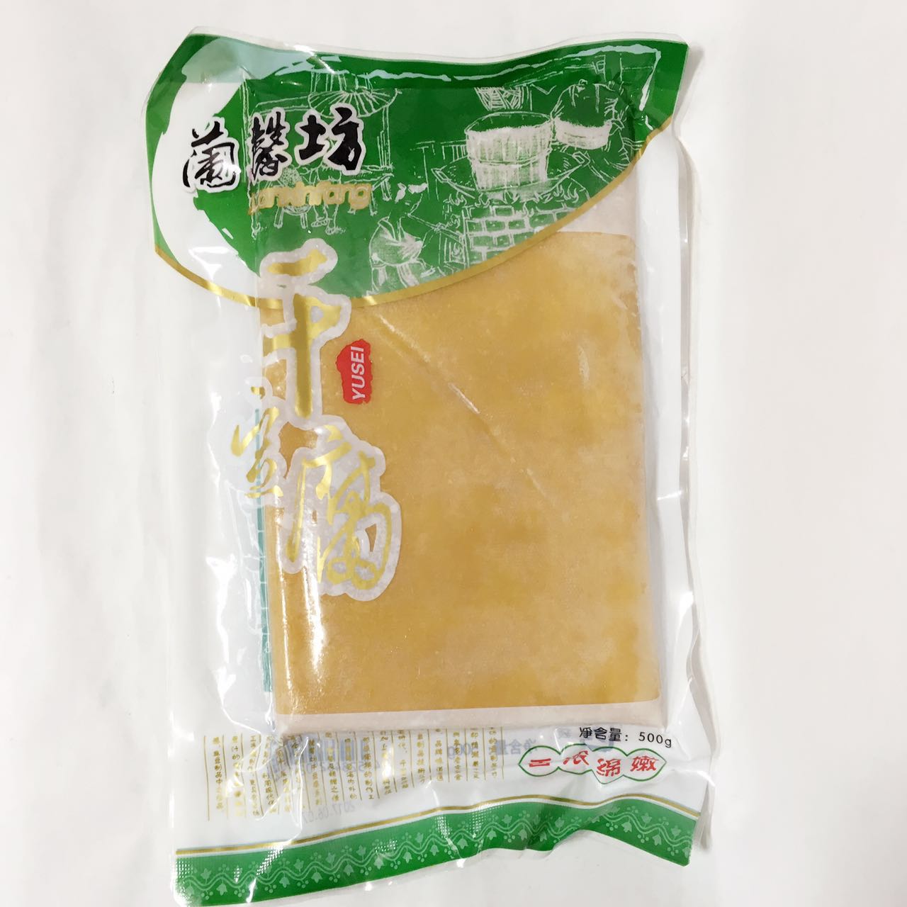 蘭馨坊東北手工干豆腐 500g 冷凍品