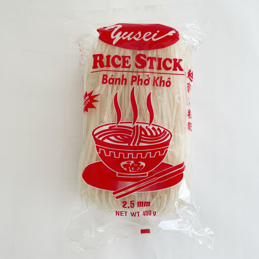 越南河粉 ライススティック 2.5mm 400g 新品特价329 原价411 RICE STICK Bánh Phở Khô (2.5mm) Xuất xứ :Việt Nam