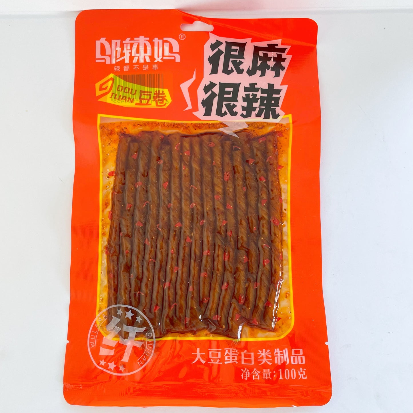 烏辣媽 豆卷麻辣味（很麻很辣）100g 乌辣妈豆卷 辣条 新品特价166円