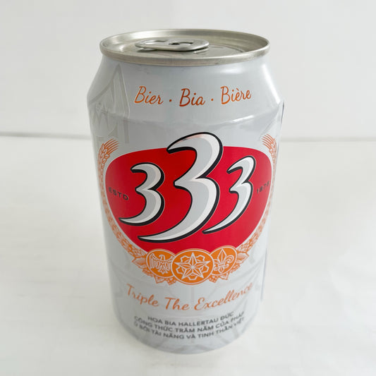 333ビ一ル330ml 越南产啤酒 bia 333  新品特价336原价420日元 Bia 333 xuất xứ:Việt Nam