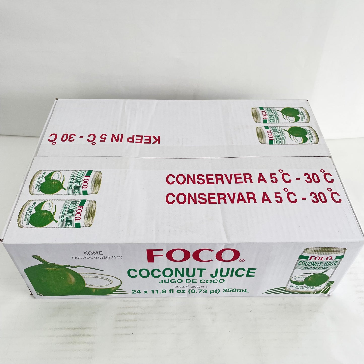 椰子汁 FOCOココナッツジュース350ml 越南产 新品特价172原价216日元 Nước dừa FOCO Xuất xứ:Việt Nam