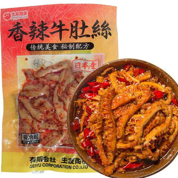 予售  香辣牛肚糸 100g（生友）日本国内加工 賞味期限約10～15天 冷蔵品