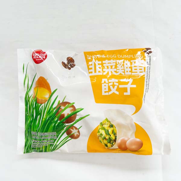 思念 韭菜鶏蛋水餃500g 冷凍品