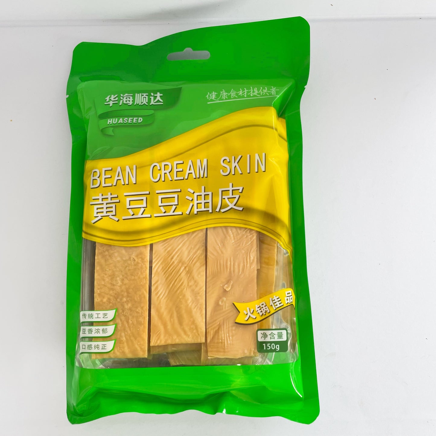 火鍋豆皮 150g 凉拌豆皮（黄豆豆油皮）