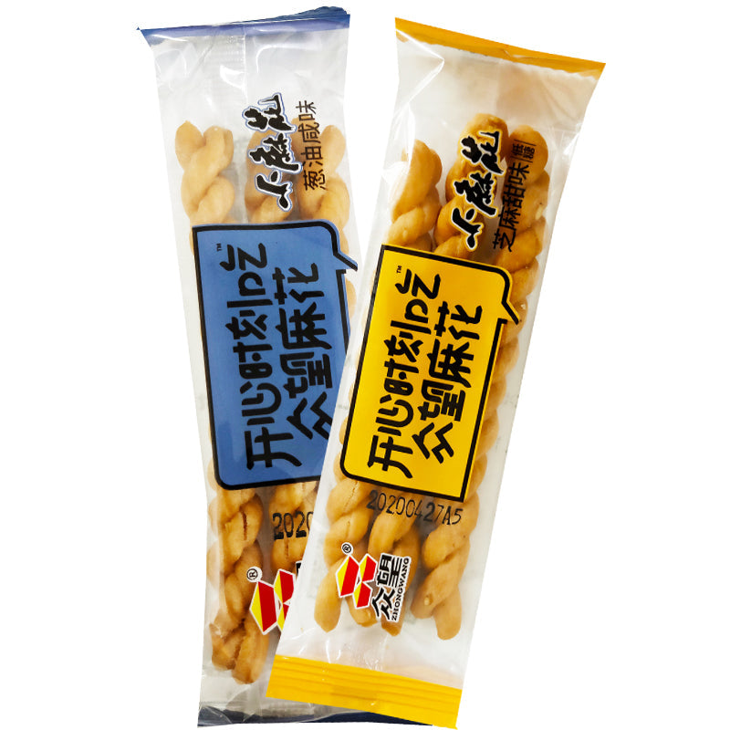 众望麻花芝麻味と葱味の2種セット 500g