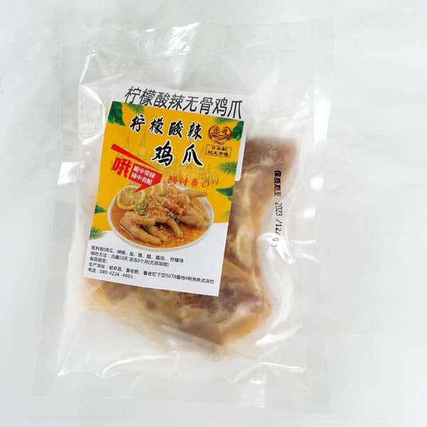 亮哥 柠檬无骨凤爪（酸甜辣）約300g*3袋 日本国内加工