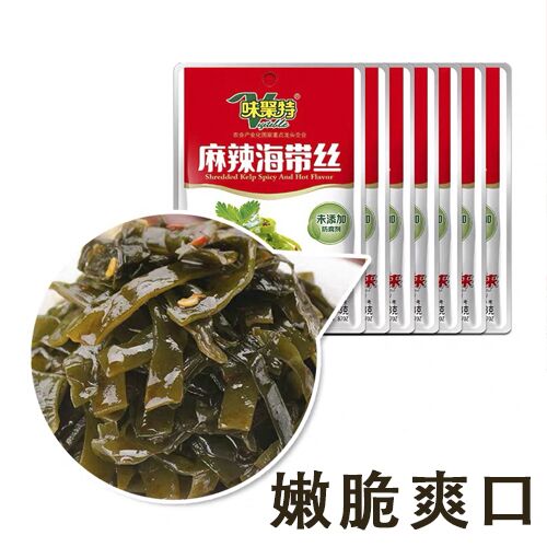 味聚特 麻辣海帯絲 80g*5袋